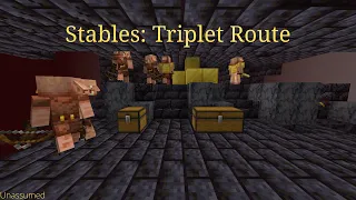 Triplet Route | New Best Stables Gap Route | Minecraft 1.16.1