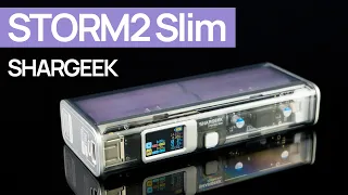 SHARGEEK STORM2 Slim Review: Cyberpunk Power Bank