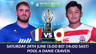 LIVE France v Japan | World Rugby U20 Championship