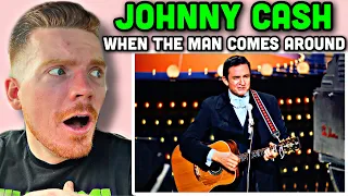 TERRIFYING!| FIRST TIME HEARING Johnny Cash - The Man Comes Around REACTION