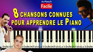 8 chansons très connues pour apprendre le Piano FACILEMENT (Au Piano.Fr)