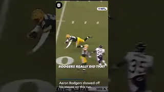 Aaron Rodgers Juked 2 Defenders!#fyp #shorts #nfl