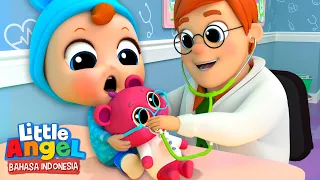 Bayi Pergi ke Dokter | Kartun Anak | Little Angel Bahasa Indonesia