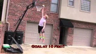 13 Year Old Dunks on 10 Feet