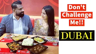 SHE CHALLENGED ME to EAT ALL of THIS 🔥🔥 DUBAI wali FAMILY at CHIN CHIN RESTAURANT JLT DUBAI UAE