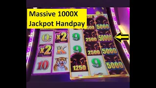 Massive Jackpot Handpay on Wild Wild Buffalo!! Aristocrat