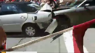 Cell Phone Video Shows Car Ramming Va. Protest