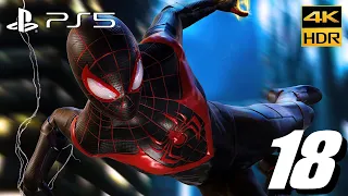 Spider-Man: Miles Morales PS5 4K HDR UHD- Walkthrough Gameplay Part #18 Playstation 5 LG CX OLED