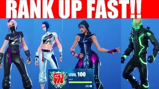 How to Level Up FAST + Get Tier 100 (Fortinte Season 10) RANK UP FAST! Season X