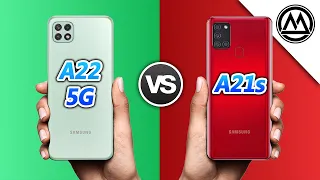 Samsung Galaxy A22 5G vs Samsung Galaxy A21s