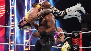 Rey and Dominik mysterio vs Bobby Lashley wwe Raw November 22 ,2021