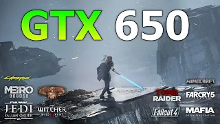 GeForce GTX 650 | Tested in 10 Games | 2022