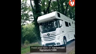 This Luxurious Motorhome Comes With A Garage For Your Car.…