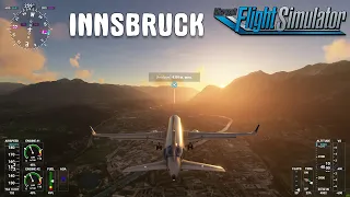 ► MFS 2020 - Innsbruck [LOWI, INN]. Approach and Landing - 4K - RTX 2080