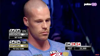 Patrik Antonius vs. Aces at the WSOP Main Event!