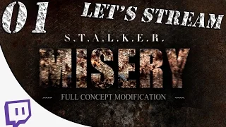 Let's Stream: S.T.A.L.K.E.R. CoP Misery 2.1.1 The Black Road ► Part 1