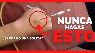 3 ERRORES que NO DEBES de COMETER al CANALIZAR 💉 | Enfermeria