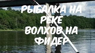 Рыбалка на фидер на реке Волхов