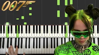 Billie Eilish - No Time To Die (Piano Tutorial Lesson)