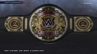 WWE 2K24: Custom Titles - WWE World Tag Team Championship '24