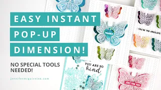 Easy INSTANT Pop-Up Dimension! (+ Use Up Your Scraps)