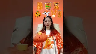 Random Orange food MUKBANG🍊 #shorts