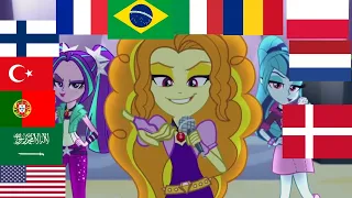 MY LITTLE PONY RAINBOW ROCKS - Under Our Spell Multilanguage - 100 SUBSCRIBERS SPECIAL