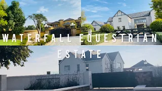 Waterfall Equestrian Estate, GATE 9 | Driving video | Midrand-Waterfall, Johannesburg South Africa