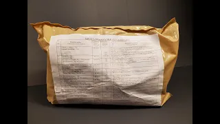 2019 Latvian Field Ration MRE Review Menu #8 Pork Buckwheat Stew Taste Testing