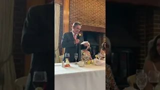 Nice and Easy Father of the Bride Speech. Carshalton,UK