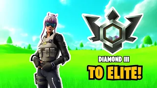 Diamond 3 to Elite! Fortnite Ranked Gameplay
