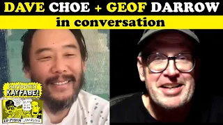 Geof Darrow and David Choe in conversation about drawing, Hardboiled, Shaolin Cowboy, painting, life