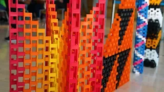 7,000 Dominoes Buildup - The Escalating Domino Effect! (ft. ERNO RUBIK)