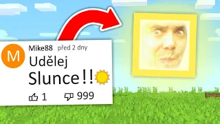 Udělal jsem NEJHORŠÍ Minecraft mod podle FANOUŠKŮ...