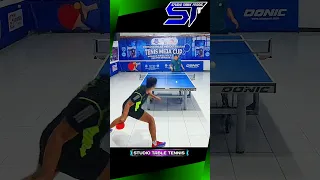 Backhand Loop For Deadly Topspin Forehand Attacks #tabletennis #pingpong #shorts
