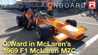 Pato O'Ward Drives Bruce McLaren's 1969 M7C F1 Car