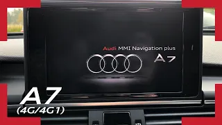 Force restart reboot MMI MIB2 in Audi A7/S7/RS7 C7 (4G/4G1)