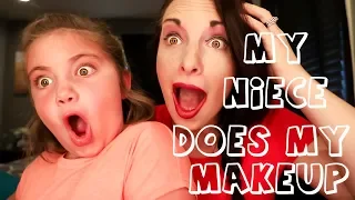 My Niece does my makeup