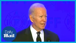 Joe Biden jokes doctors had to 'check he had a brain' after his aneurysm