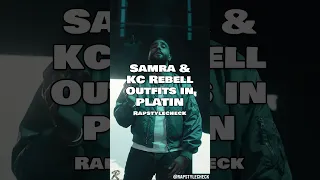 SAMRA UND KC REBELL OUTFITS IN „PLATIN“ 💎 #samra #kcrebell #deutschrap