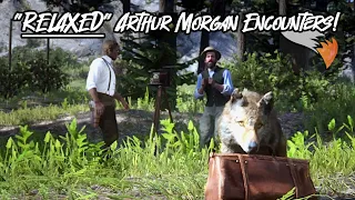 KEEPING CALM: Arthur Morgan's Coyote Encounter with Albert Mason 🎮🎵 Relaxing Gameplay