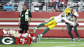 Green Bay Packers vs. San Francisco 49ers Preseason Week 1 Highlights | 2022 NFL Season