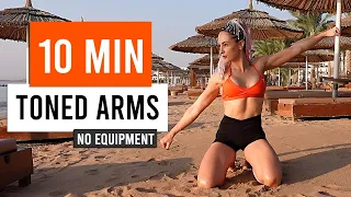 10 Min Toned & Strong Arms Workout for Women at Home / No Equipment