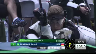 ESC SHOOTING CHAMPIONSHIPS 2015 - MARIBOR - 50M Rifle Prone Men Junior