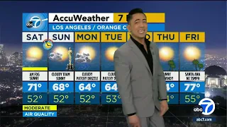 SoCal should see clear, cool conditions this weekend with no rain expected on Oscar Sunday