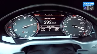 2017 Audi S8 plus (605hp) - 0-300 km/h acceleration (60FPS)