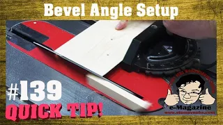 How to accurately set your table saw bevel angle