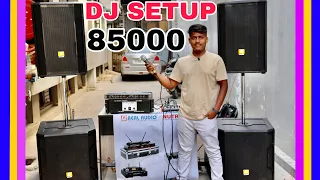 DJ Setup Price-110000, 2 Mid||2 Bass||1 Amplifier||Mixer||Crossover||All Wires