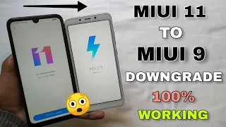 MIUI 11 TO MIUI 9 Downgrade Redmi 6A & Any Xiaomi Devices