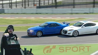 Gran Turismo: Sport — добротная схватка с Toyota S-FR и испытание на Nissan Skyline GT-R (R34)